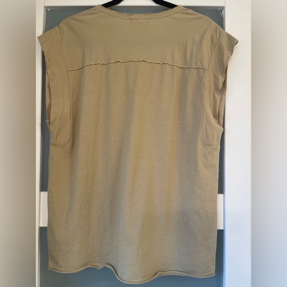Rag & Bone Khaki Muscle Tee - Picture 2 of 6